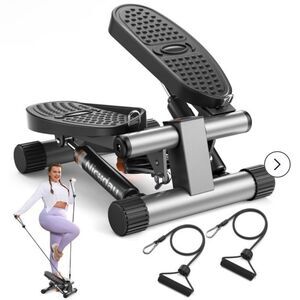 Niceday Stepper, Mini Stair Stepper w/Bands, 300LBS Capacity, LCD Monitor. NIB!